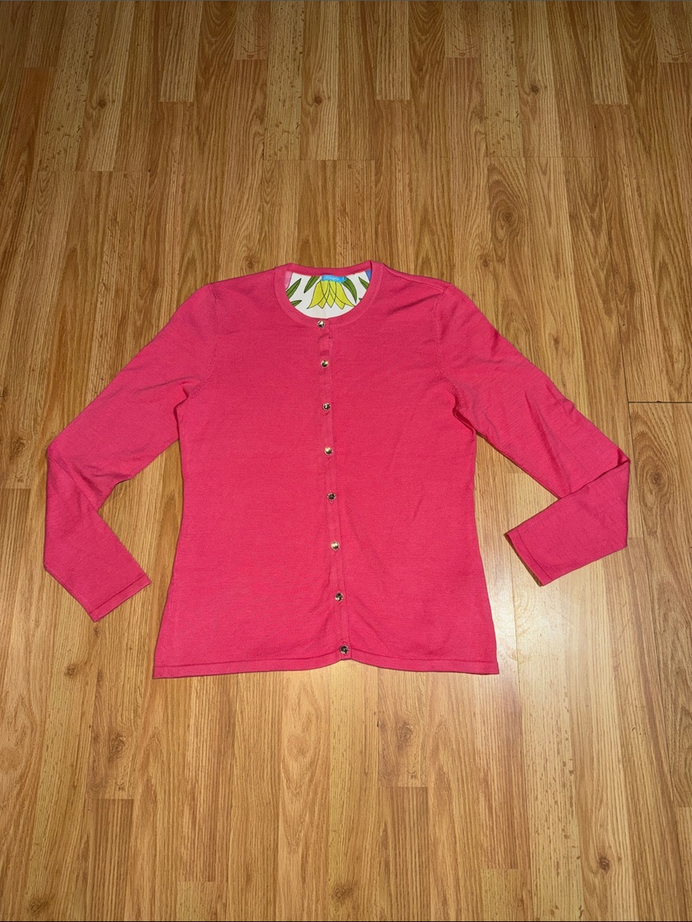 J. McLaughlin Pink Cardigan Size Medium